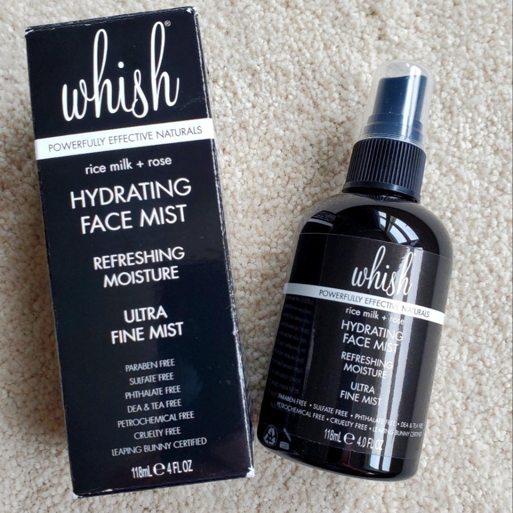 Whish Hydrating Ultra Fine Face Mist Rice Milk and Rose Oil Refreshing Moisture